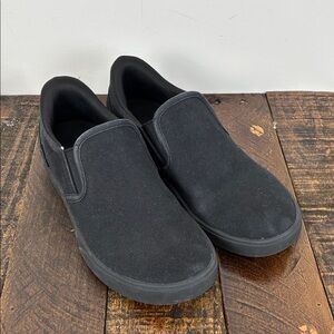 Kizik Women’s 7/Men's 5.5 Black Hands Free Slip-On Shoes Sneakers Canvas